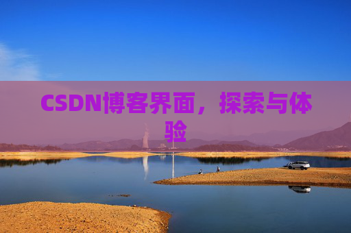 CSDN博客界面，探索与体验